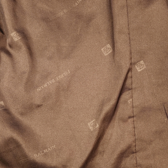 Original Balmain! Vintage 6-Button Double-Breasted Glen Plaid Jacket - Picture 7 of 7